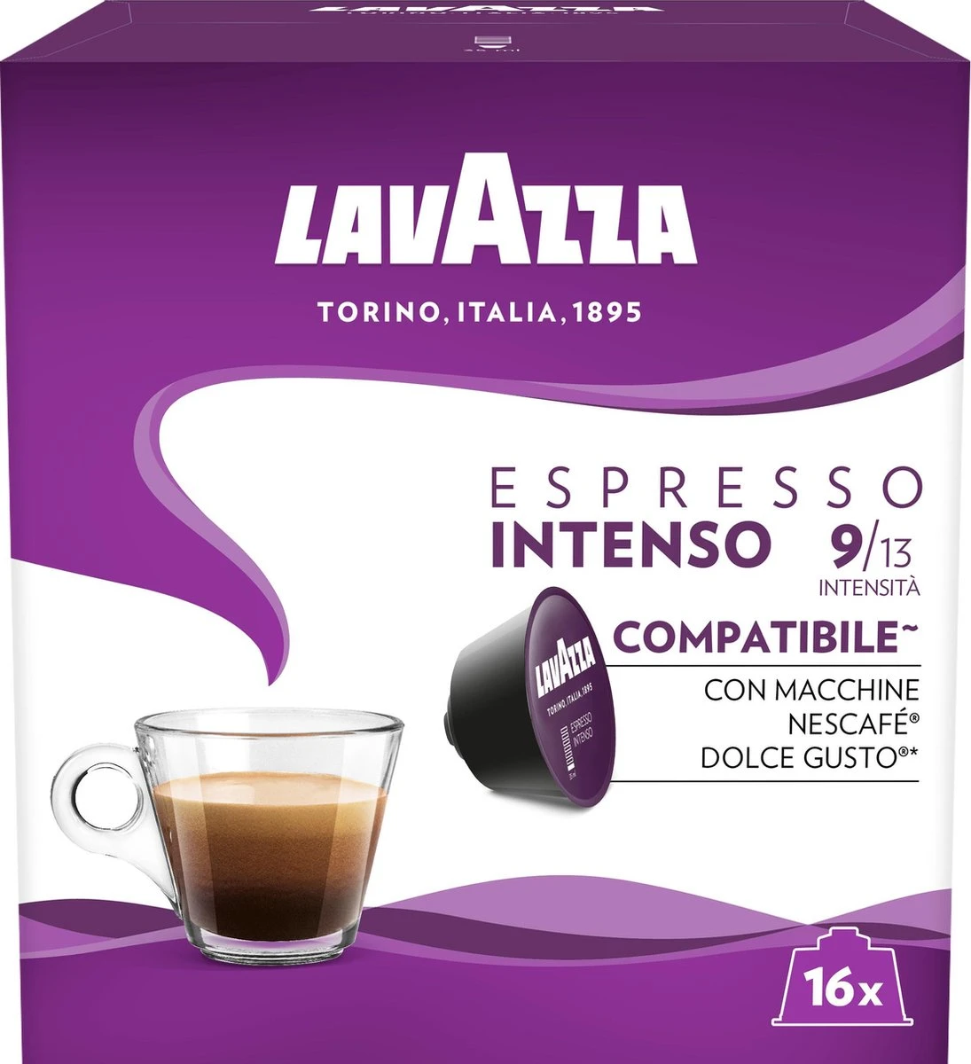 Lavazza Espresso Intenso Capsules - Geschikt Voor Dolce Gusto Apparaat - 6 X 16 Stuks 5 Lavazza Espresso Intenso Capsules - Geschikt Voor Dolce Gusto Apparaat - 6 X 16 Stuks - Afbeelding 5