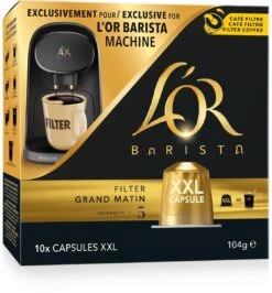 L'OR BARISTA XXL Filter Grand Matin (5) - 5 X 10 Koffiecups -Koffie Discountwinkel 1115x1200
