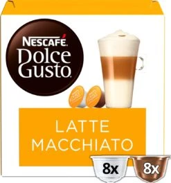 Nescafé Dolce Gusto Latte Macchiato Capsules - 48 Koffiecups -Koffie Discountwinkel 1124x1200