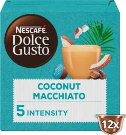 Nescafé Dolce Gusto Coconut Macchiato Capsules - Vegan Koffie - 36 Koffiecups -Koffie Discountwinkel 1126x1200 1