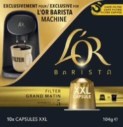 L'OR BARISTA XXL Filter Grand Matin (5) - 5 X 10 Koffiecups -Koffie Discountwinkel 1169x1200 2