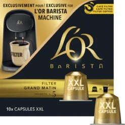 L'OR BARISTA XXL Filter Grand Matin (5) - 5 X 10 Koffiecups -Koffie Discountwinkel 1195x1200 1