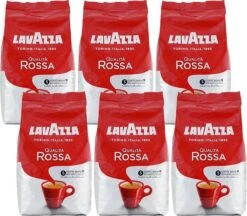 Lavazza Qualita Rossa Koffiebonen - 6x1KG -Koffie Discountwinkel 1200x1048