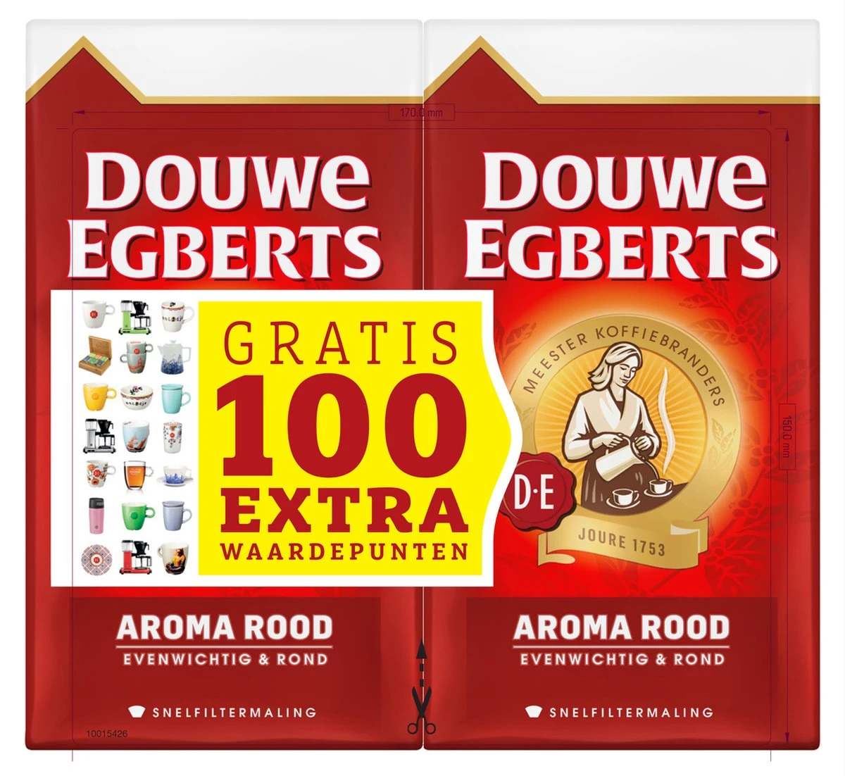 Douwe Egberts Aroma Rood Filterkoffie - Dubbelpak 6 X 1000 Gram 9 Douwe Egberts Aroma Rood Filterkoffie - Dubbelpak 6 X 1000 Gram - Afbeelding 9