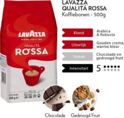 Lavazza Qualita Rossa Koffiebonen - 500 Gram X6 -Koffie Discountwinkel 1200x1144