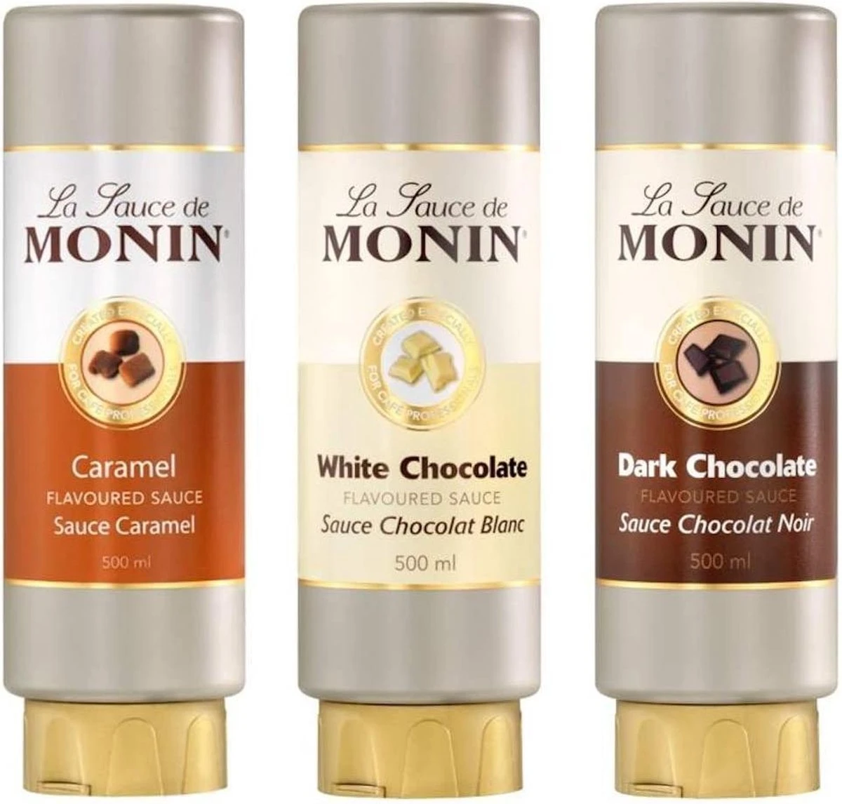 Monin Dessert Topping Dark Chocolate - 50 Cl 3 Monin Dessert Topping Dark Chocolate - 50 Cl - Afbeelding 3
