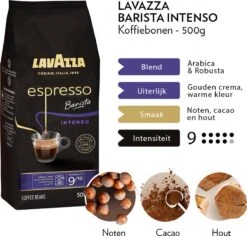 Lavazza Espresso Barista Intenso Koffiebonen - 500 Gram X4 10 Lavazza Espresso Barista Intenso Koffiebonen - 500 Gram X4 -Koffie Discountwinkel 1200x1148