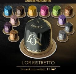 L'OR Espresso Ristretto (11) - 10 X 10 Koffiecups -Koffie Discountwinkel 1200x1173 1