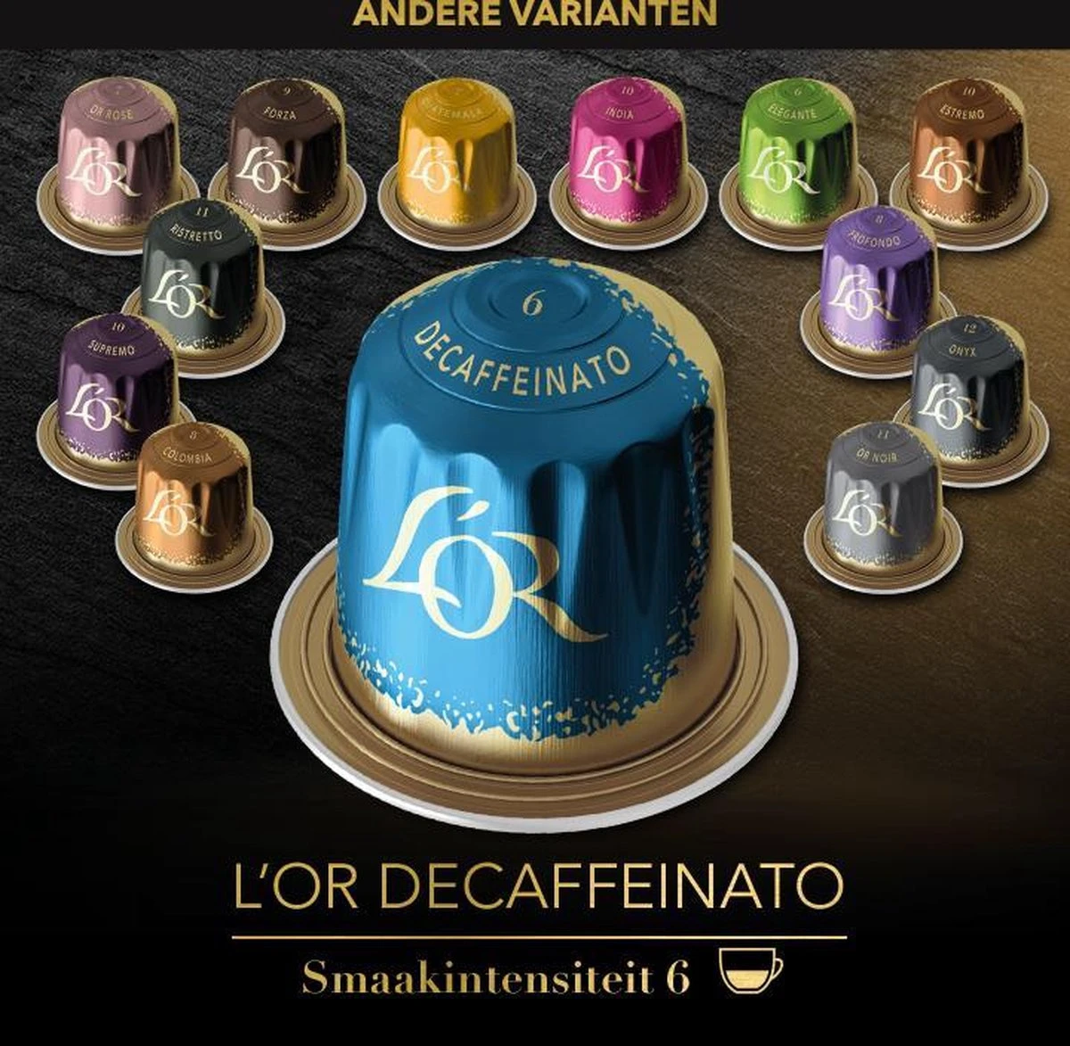L'OR Espresso Decaffeinato Koffiecups - Intensiteit 6/12 - 10 X 10 Capsules 10 L'OR Espresso Decaffeinato Koffiecups - Intensiteit 6/12 - 10 X 10 Capsules - Afbeelding 10