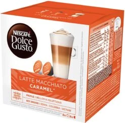 Nescafé Dolce Gusto Caramel Macchiato Capsules - 48 Koffiecups -Koffie Discountwinkel 1200x1179 1