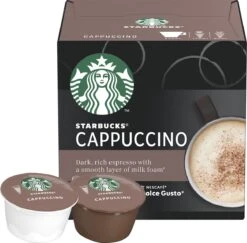Starbucks By Dolce Gusto Cappuccino Capsules - 36 Koffiecups -Koffie Discountwinkel 1200x1179