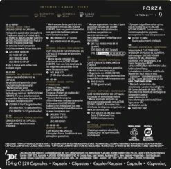 L'OR Espresso Forza Koffiecups - Intensiteit 9/12 - 10 X 20 Capsules -Koffie Discountwinkel 1200x1187 1