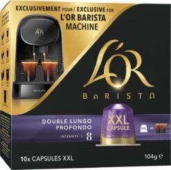 L'OR BARISTA XXL Lungo Profondo (8) - 5 X 10 Koffiecups -Koffie Discountwinkel 1200x1196 3
