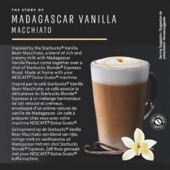 Starbucks By Dolce Gusto Capsules Madagascar Vanilla Macchiato- 3 Doosjes à 12 Koffiecups -Koffie Discountwinkel 1200x1198