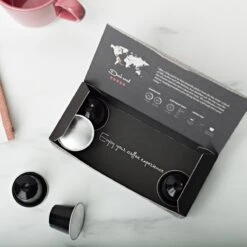 Aroma Club - Nespresso Compatible Capsules (120 St.) - No. 3 Strong George - Intensiteit 5/5 - Espresso - 100% Aluminium Koffiecups -Koffie Discountwinkel 1200x1200 17