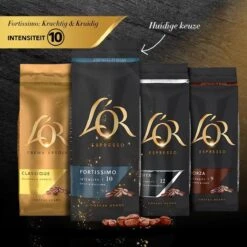 L'OR Espresso Fortissimo Koffiebonen (10) - 4 X 500 Gram -Koffie Discountwinkel 1200x1200 173