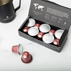 Aroma Club - Nespresso Compatible Capsules (120 St.) - No. 4 Fair Frank - Intensiteit 4/5 - Espresso - 100% Aluminium Koffiecups -Koffie Discountwinkel 1200x1200 29