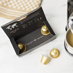 Aroma Club - Nespresso Compatible Capsules (120 St.) - No. 2 Smooth James - Intensiteit 3/5 - Espresso & Lungo - 100% Aluminium Koffiecups 11 Aroma Club - Nespresso Compatible Capsules (120 St.) - No. 2 Smooth James - Intensiteit 3/5 - Espresso & Lungo - 100% Aluminium Koffiecups -Koffie Discountwinkel 1200x1200 41