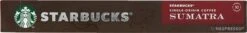 Starbucks By Nespresso Sumatra Espresso Dark Roast Capsules - 120 Koffiecups -Koffie Discountwinkel 1200x159 1