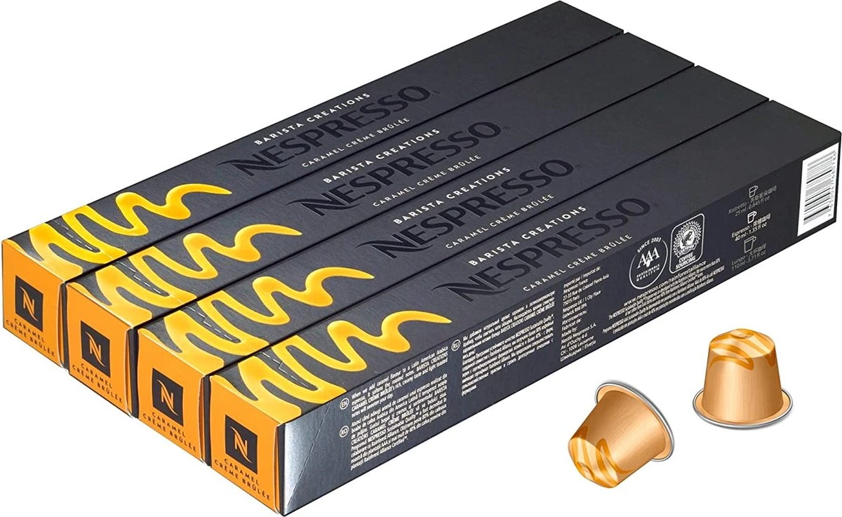 Nespresso - Caramel Creme Brulee - Nespresso Cups - 100 Stuks 1 Nespresso - Caramel Creme Brulee - Nespresso Cups - 100 Stuks