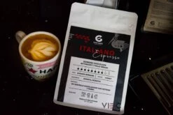 Italiano Espresso Honey Process Vietnamese Koffiebonen Aanbieding 250g GAIA Cafe -Koffie Discountwinkel 1200x800 15