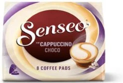 Senseo Cappuccino Choco Koffiepads - 2/9 Intensiteit - 4 X 8 Pads -Koffie Discountwinkel 1200x808