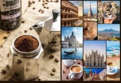 Bialetti Perfetto Moka Gemalen Koffie Proefpakket - 4 X 250 Gram - Classico, Intenso, Delicato En Nocciola -Koffie Discountwinkel 1200x826 1