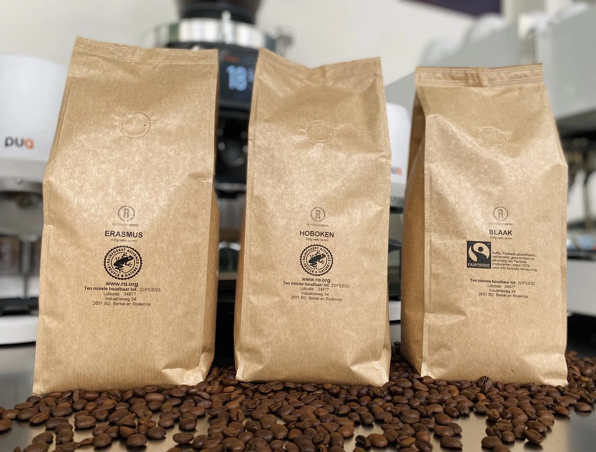 Rotterdamse Koffiebonen Tasty Proefpakket | ORIGINAL 3 X 500 GRAM 1 Rotterdamse Koffiebonen Tasty Proefpakket | ORIGINAL 3 X 500 GRAM