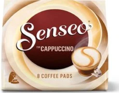 Senseo Cappuccino Koffiepads - 2/9 Intensiteit - 10 X 8 Pads -Koffie Discountwinkel 1200x937
