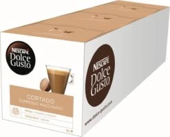 Nescafé Dolce Gusto Cortado Espresso Macchiato Capsules - 48 Koffiecups -Koffie Discountwinkel 1200x971
