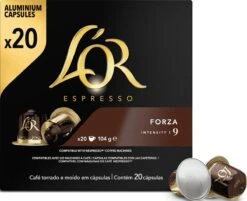 L'OR Espresso Forza Koffiecups - Intensiteit 9/12 - 10 X 20 Capsules -Koffie Discountwinkel 1200x975 2
