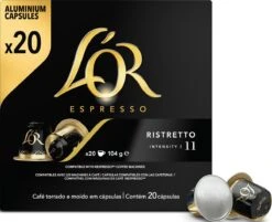 L'OR Espresso Ristretto Koffiecups - Intensiteit 11/12 - 10 X 20 Capsules 17 L'OR Espresso Ristretto Koffiecups - Intensiteit 11/12 - 10 X 20 Capsules -Koffie Discountwinkel 1200x975