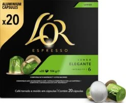 L'OR Lungo Elegante Koffiecups - Intensiteit 6/12 - 10 X 20 Capsules 14 L'OR Lungo Elegante Koffiecups - Intensiteit 6/12 - 10 X 20 Capsules -Koffie Discountwinkel 1200x975 3