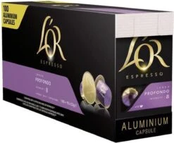 L'Or Espresso Profondo Koffiecups - 10 X 10 Stuks -Koffie Discountwinkel 1200x987 2