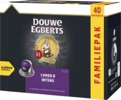 Douwe Egberts Lungo Intens (8) - 5 X 40 Koffiecups -Koffie Discountwinkel 1200x992 1