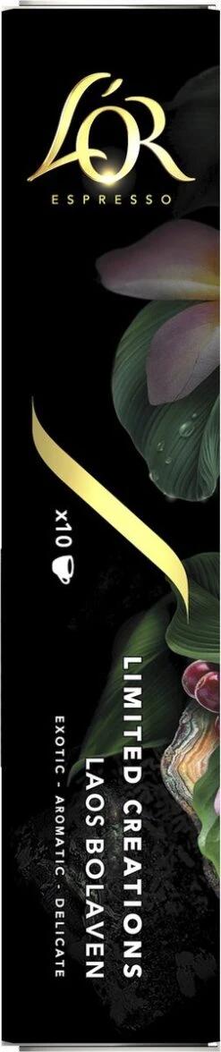 L'OR Espresso Limited Creations Laos Bolaven Koffiecups - Intensiteit 7/12 - 10 X 10 Capsules -Koffie Discountwinkel 252x1200 3