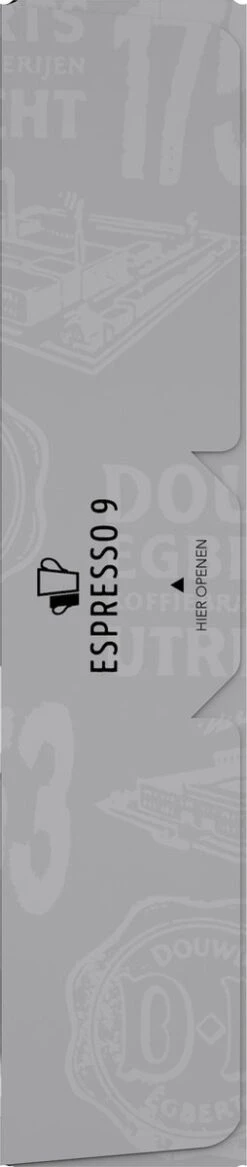 Douwe Egberts D.E Café Espresso Koffiecups - Intensiteit 9/12 - 10 X 20 Capsules -Koffie Discountwinkel 254x1200
