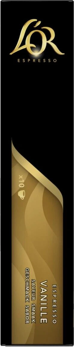 L'OR Espresso Vanille Koffiecups - 10 X 10 Capsules -Koffie Discountwinkel 257x1200 2