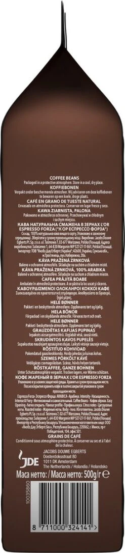 L'OR Espresso Forza Koffiebonen (9) - 4 X 500 Gram -Koffie Discountwinkel 273x1200 1