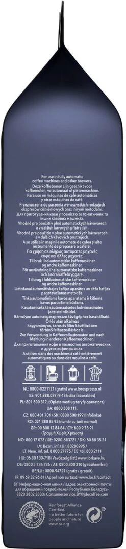 L'OR Espresso Fortissimo Koffiebonen (10) - 4 X 500 Gram -Koffie Discountwinkel 276x1200 1