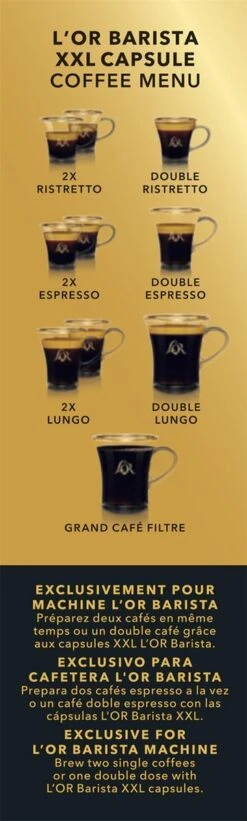 L'OR BARISTA XXL Barista Selection (13) - 5 X 10 Koffiecups -Koffie Discountwinkel 361x1200