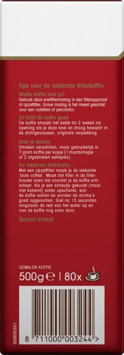 Douwe Egberts Aroma Rood Filterkoffie - 6 X 500 Gram 11 Douwe Egberts Aroma Rood Filterkoffie - 6 X 500 Gram -Koffie Discountwinkel 420x1200 4