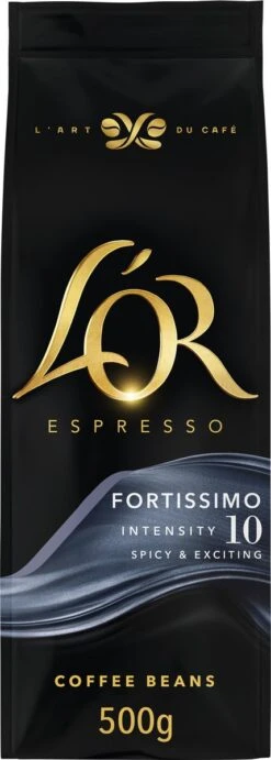 L'OR Espresso Fortissimo Koffiebonen (10) - 4 X 500 Gram -Koffie Discountwinkel 429x1200 1
