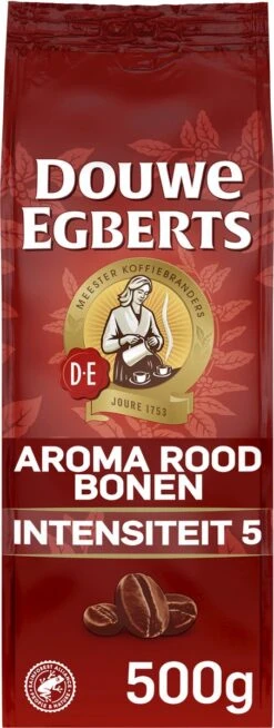 Douwe Egberts Aroma Rood Koffiebonen - 6 X 500 Gram -Koffie Discountwinkel 453x1200 6