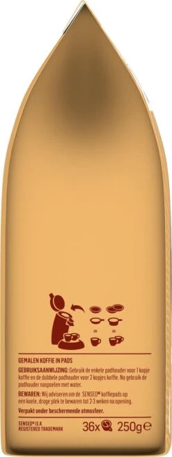 Senseo Gold Koffiepads - 5/9 Intensiteit - 10 X 36 Pads -Koffie Discountwinkel 454x1200