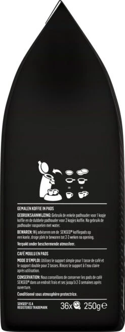 Senseo Espresso Koffiepads - 9/9 Intensiteit - 10 X 36 Pads -Koffie Discountwinkel 454x1200 9