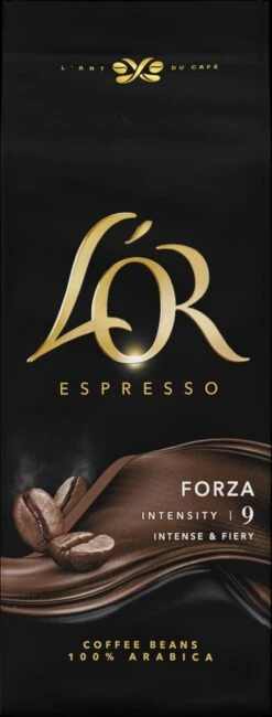L'OR Forza Koffiebonen (9) - 4x 1000 Gram 9 L'OR Forza Koffiebonen (9) - 4x 1000 Gram -Koffie Discountwinkel 456x1200 1