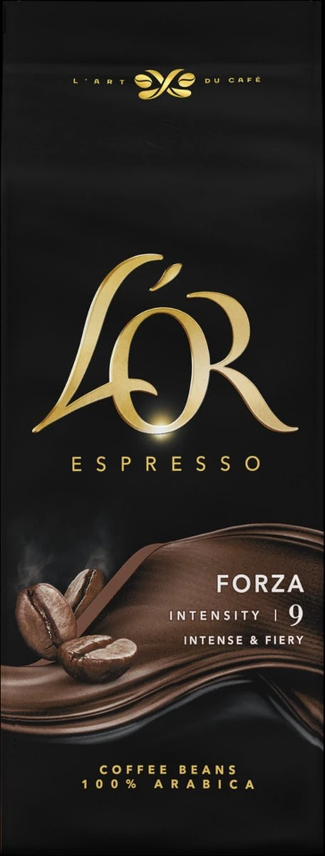L'OR Forza Koffiebonen (9) - 4x 1000 Gram 5 L'OR Forza Koffiebonen (9) - 4x 1000 Gram - Afbeelding 5