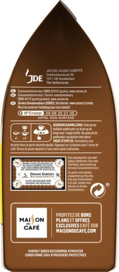 Senseo Cappuccino Koffiepads - 2/9 Intensiteit - 4 X 16 Pads - Voordeelverpakking -Koffie Discountwinkel 527x1200 1