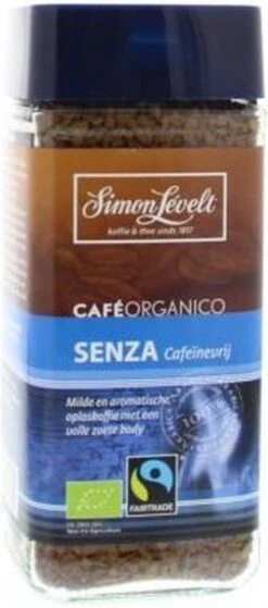 Simon Lévelt | Cafeïnevrije Oploskoffie Premium Organic Coffee - 100g -Koffie Discountwinkel 530x1200 2